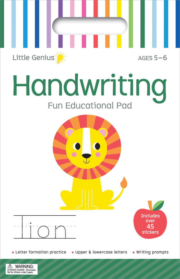 Handwriting: Fun Educational Activity Pad with Carry Handle (Little Genius) book cover by 