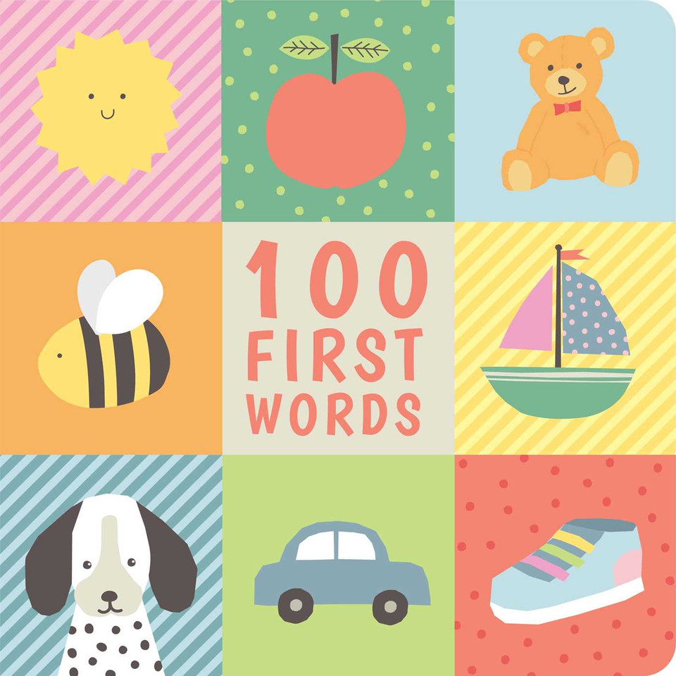 100 First Words: Padded Learning Book book cover by 