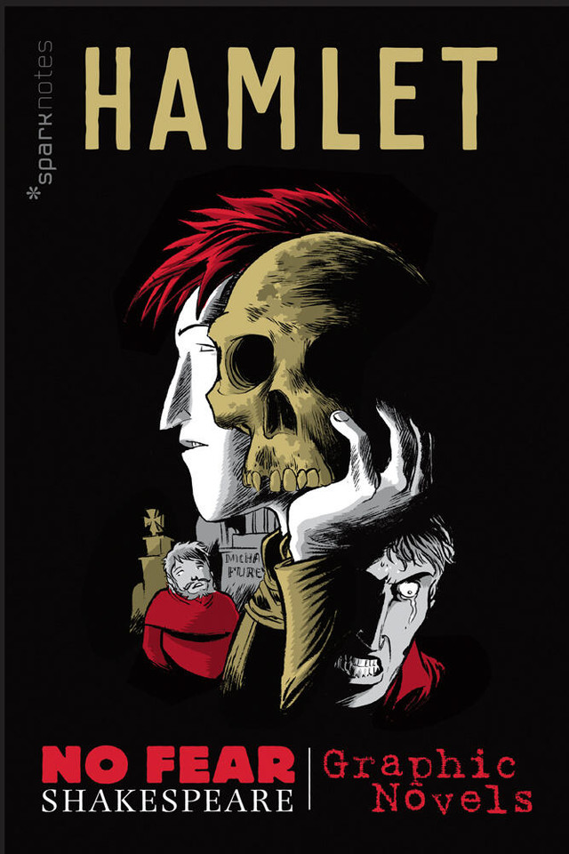 Hamlet: No Fear Shakespeare Graphic Novels (No Fear Shakespeare Illustrated) book cover by SparkNotes, William Shakespeare