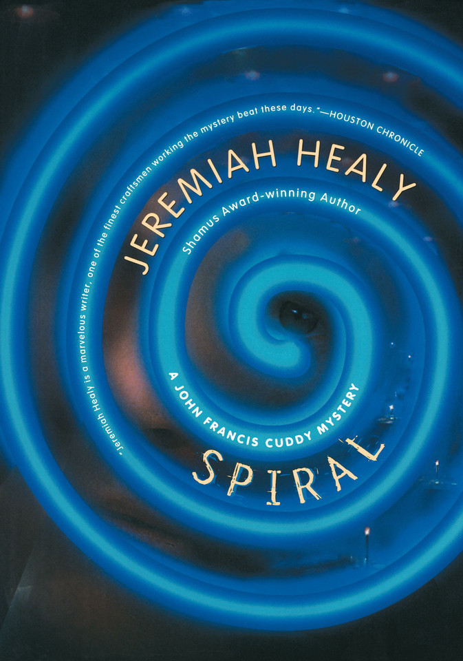 Spiral book cover by Jeremiah Healy