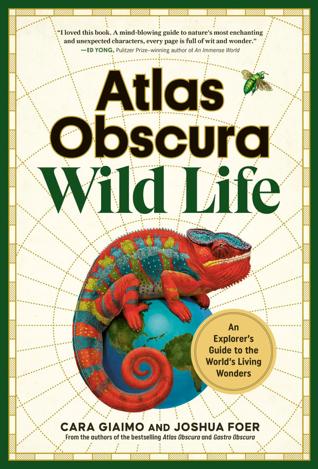 Atlas Obscura: Wild Life: An Explorer's Guide to the World's Living Wonders book cover by Atlas Obscura, Joshua Foer, Cara Giaimo
