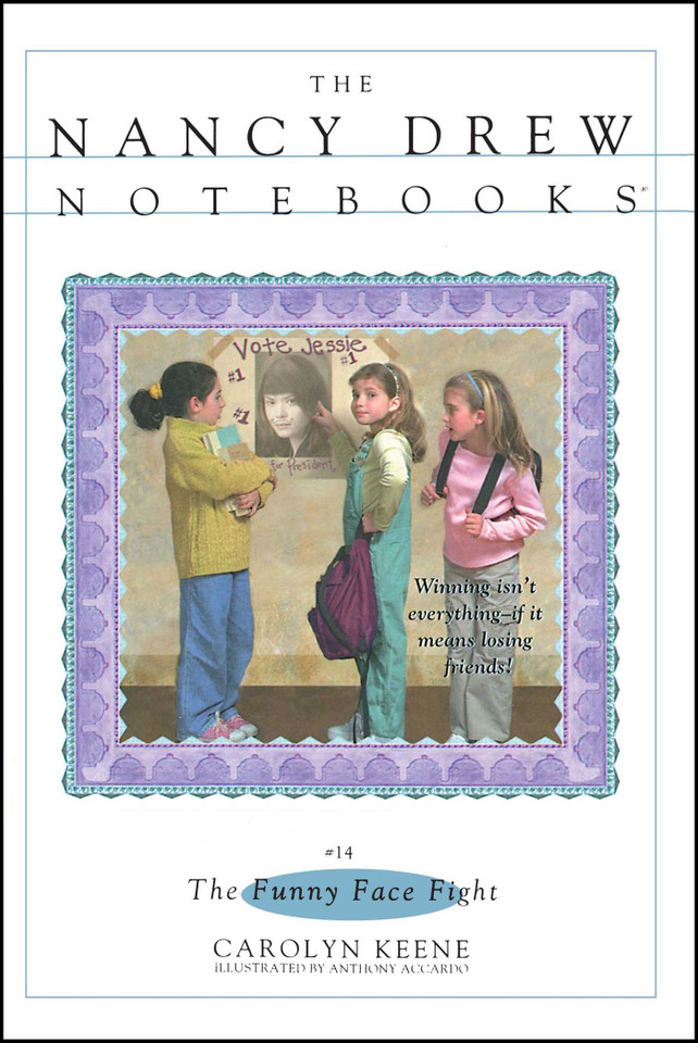 Funny Face Fight (Nancy Drew Notebooks) book cover by Carolyn Keene