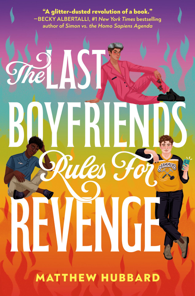 The Last Boyfriends Rules for Revenge book cover by Matthew Hubbard