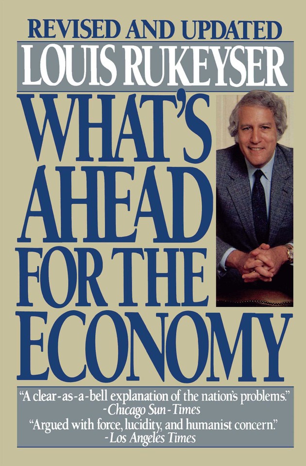 Whats Ahead Econmp book cover by Louis Rukeyser