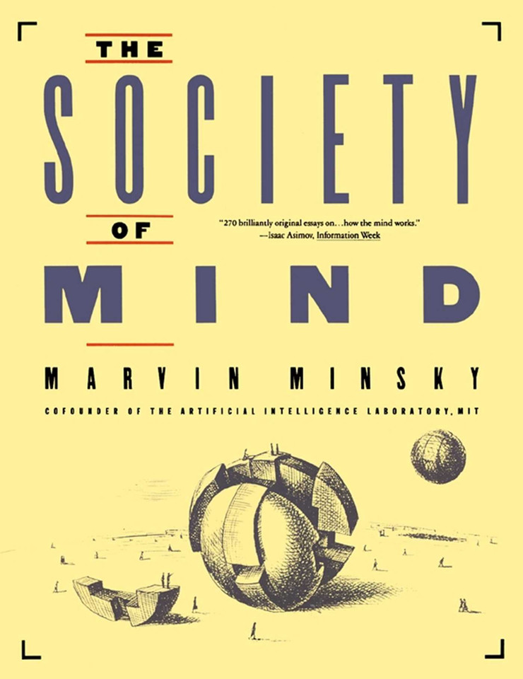 Society Of Mind book cover by Marvin Minsky