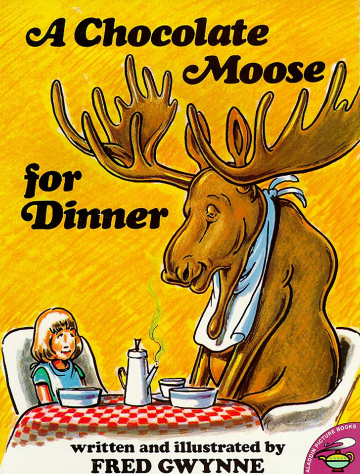 A Chocolate Moose for Dinner book cover by Fred Gwynne