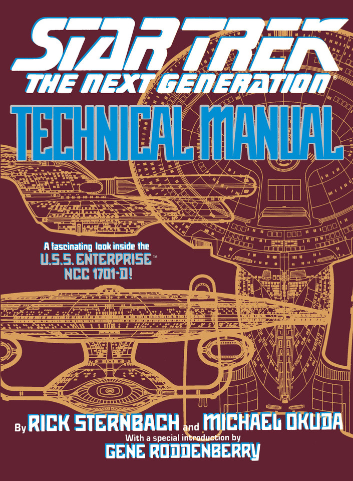 Technical Manual (Star Trek: The Next Generation) book cover by Rick Sternbach, Michael Okuda
