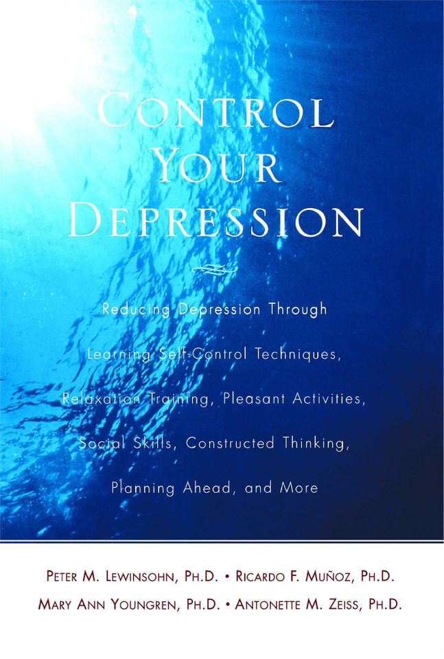 Control Your Depression, Rev'd Ed book cover by Peter Lewinsohn