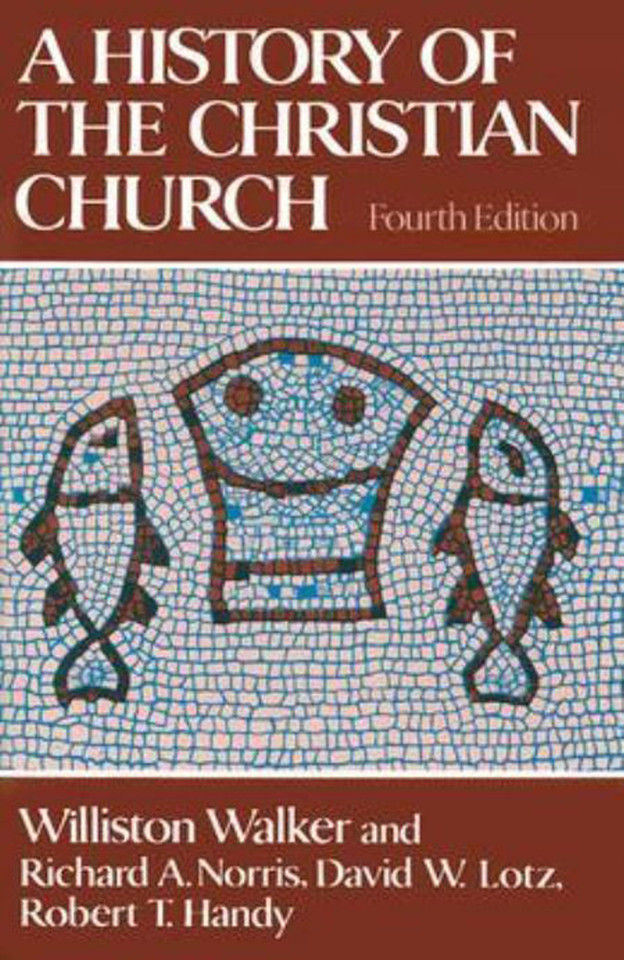 History of the Christian Church book cover by Williston Walker