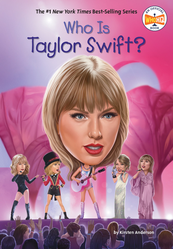 Who Is Taylor Swift? (Who Was?) book cover by Kirsten Anderson, Who HQ
