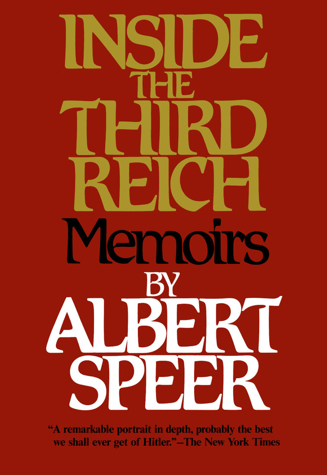 Inside the Third Reich book cover by Albert Speer