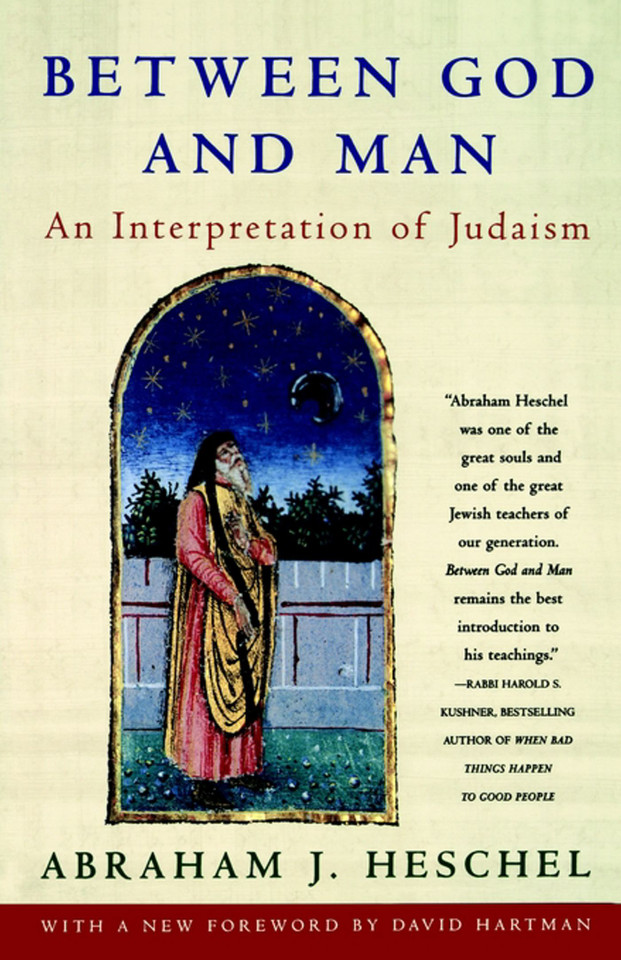 Between God and Man book cover by Abraham Heschel