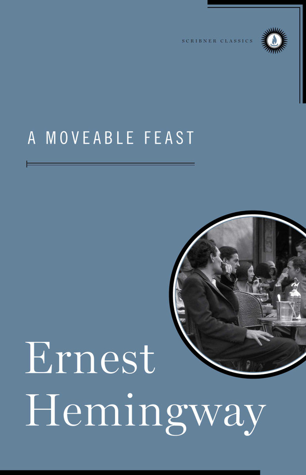 A Moveable Feast book cover by Ernest Hemingway