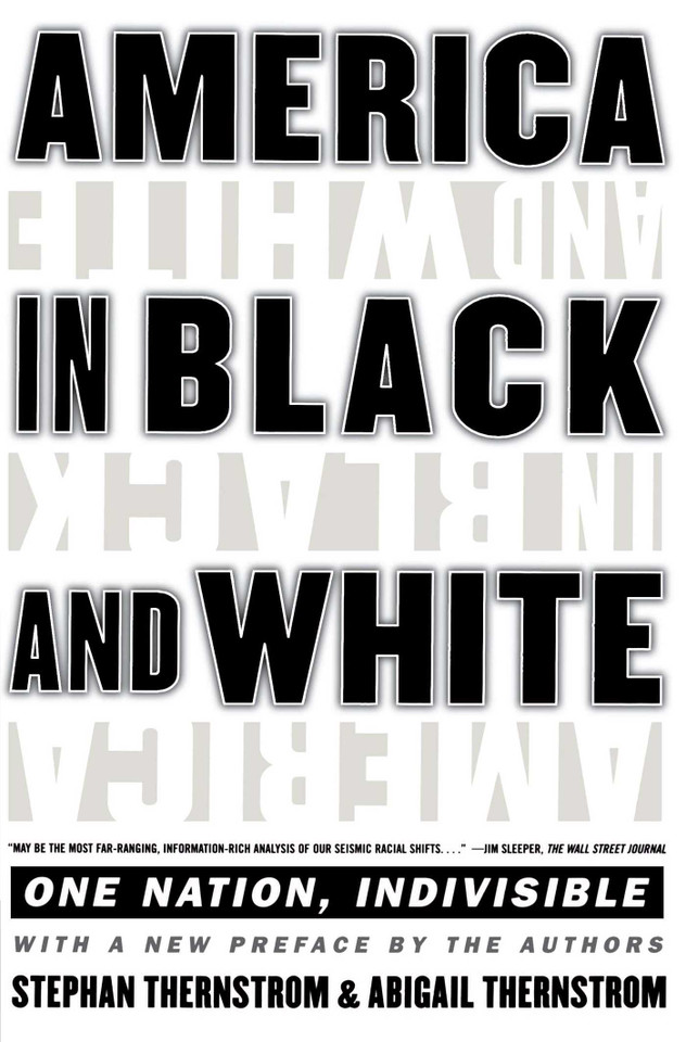 America in Black and White: One Nation, Indivisible book cover by Stephan Thernstrom, Abigail Thernstrom