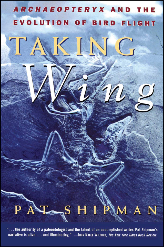 Taking Wing: Archaeopteryx and the Evolution of Bird Flight book cover by Pat Shipman
