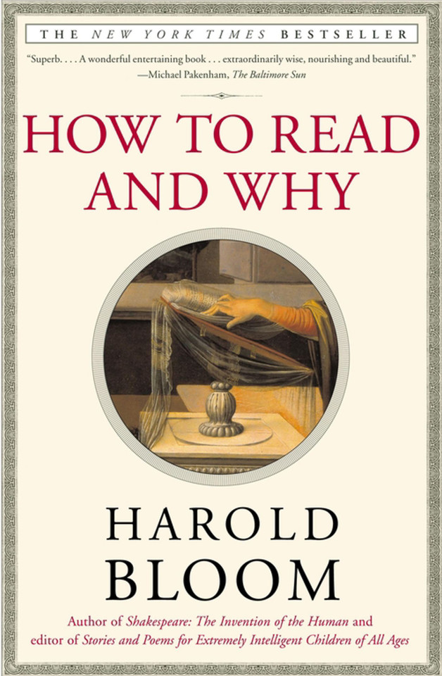 How to Read and Why book cover by Harold Bloom