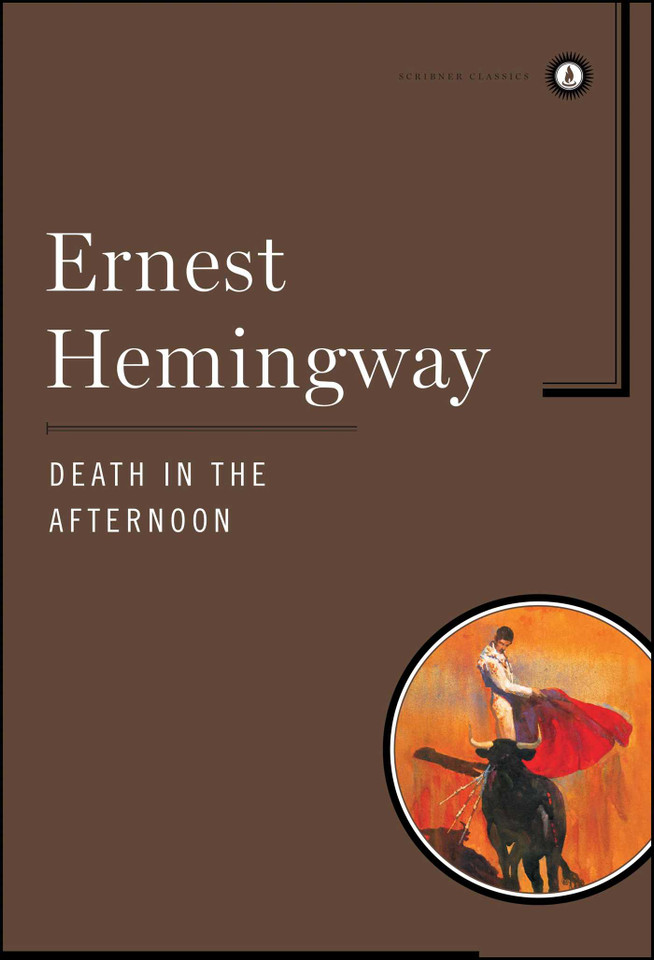 Death in the Afternoon book cover by Ernest Hemingway