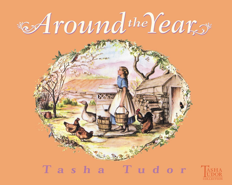 Around the Year book cover by Tasha Tudor