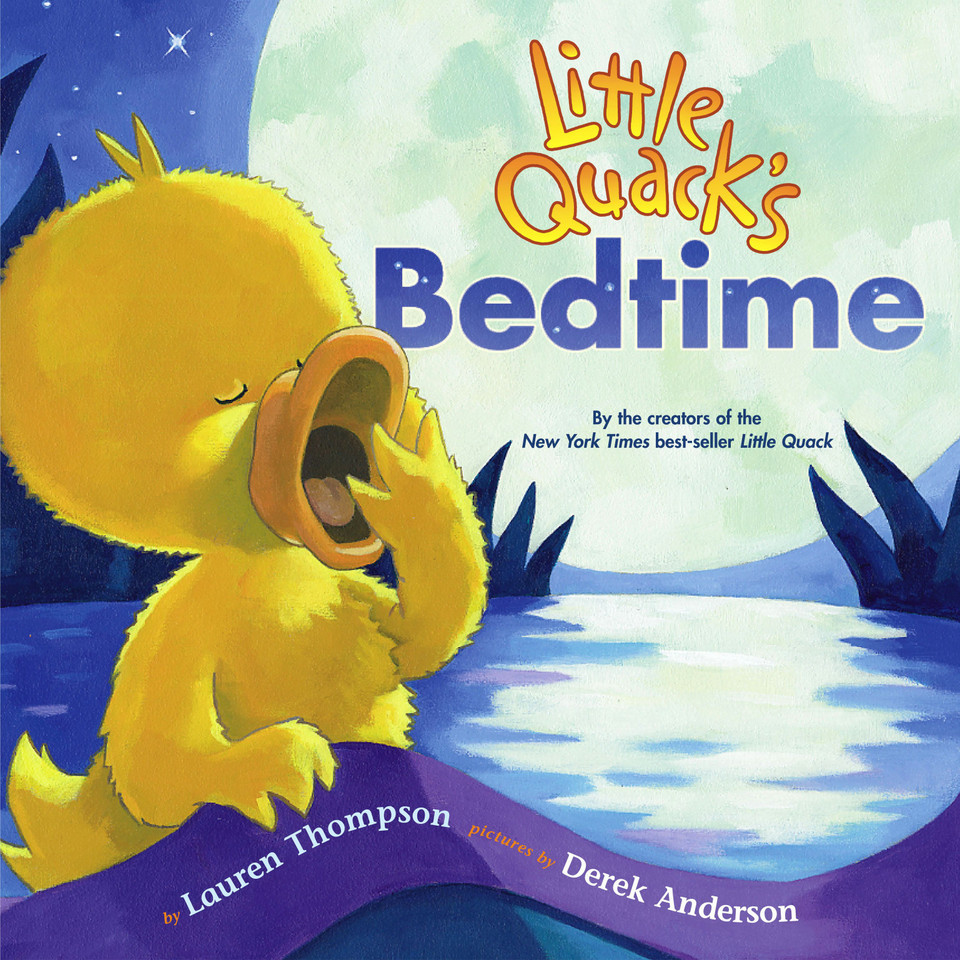 Little Quack's Bedtime book cover by Lauren Thompson