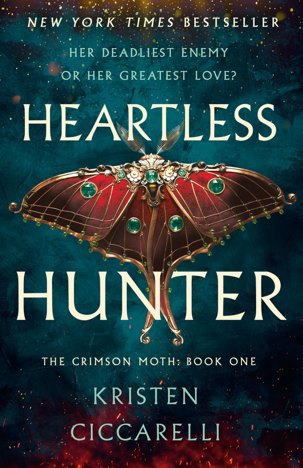 Heartless Hunter: The Crimson Moth: Book 1 book cover by Kristen Ciccarelli