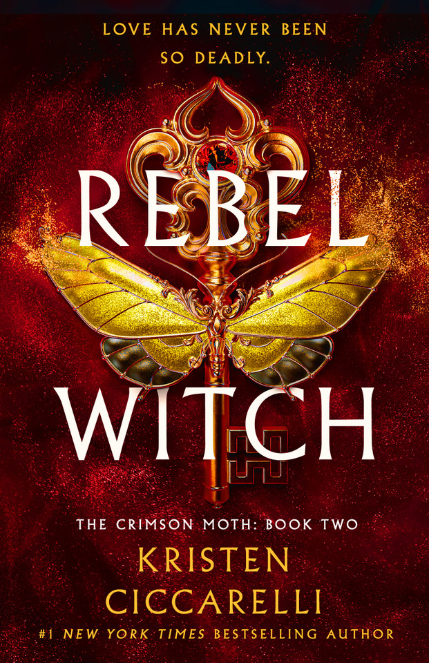 Rebel Witch: The Crimson Moth: Book 2 book cover by Kristen Ciccarelli
