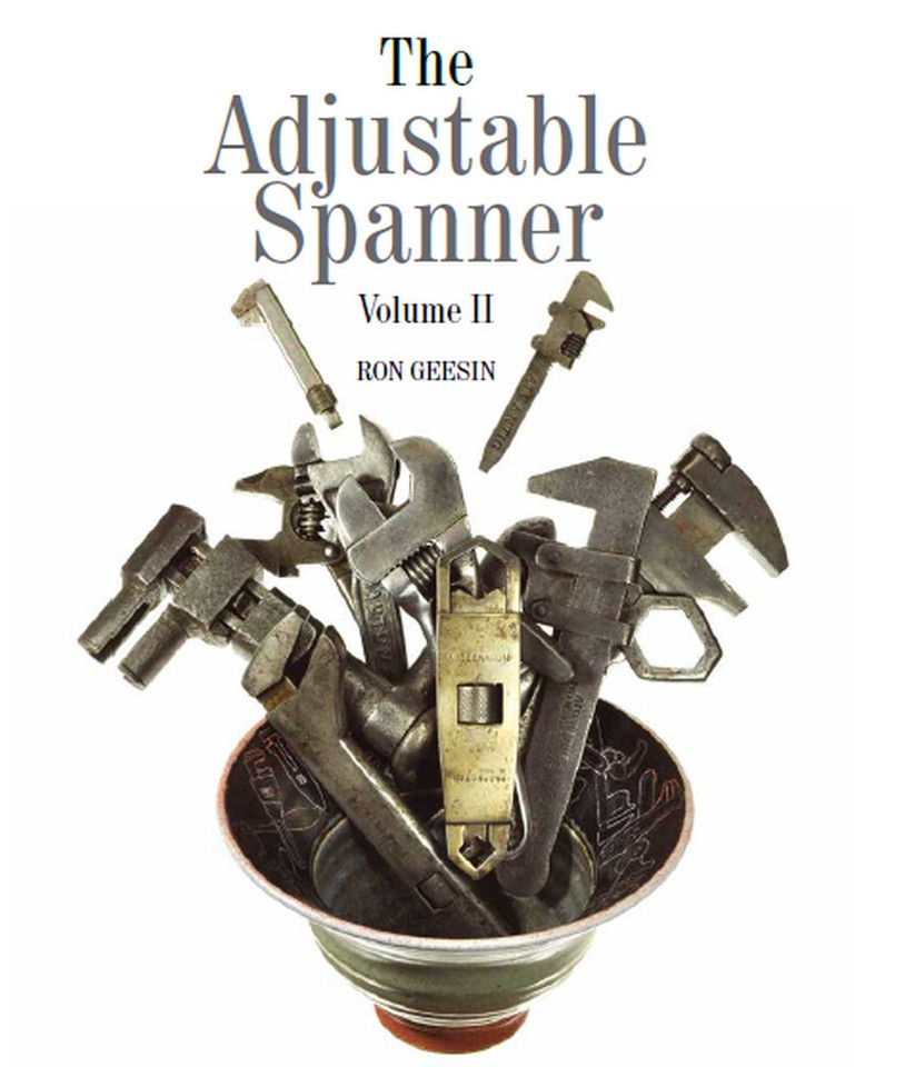 Adjustable Spanner book cover by Ron Geesin