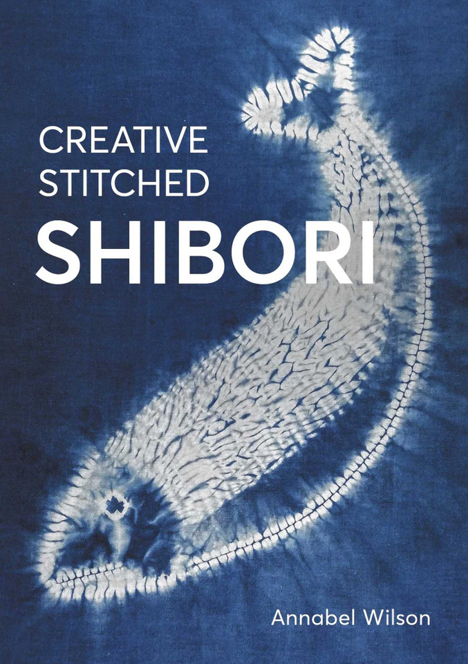Creative Stitched Shibori book cover by Annabel Wilson