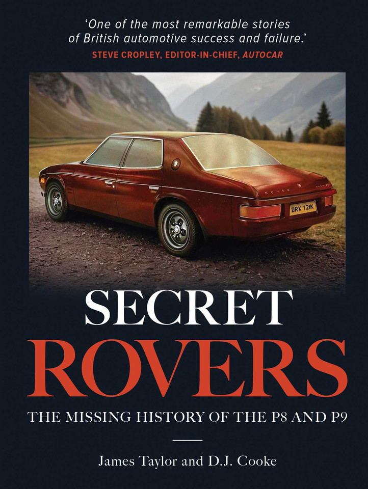 Secret Rovers: The Missing History of P8 and P9 book cover by James Taylor, Douglas Cooke