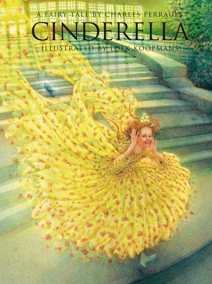 Cinderella book cover by Charles Perrault, Loek Koopmans
