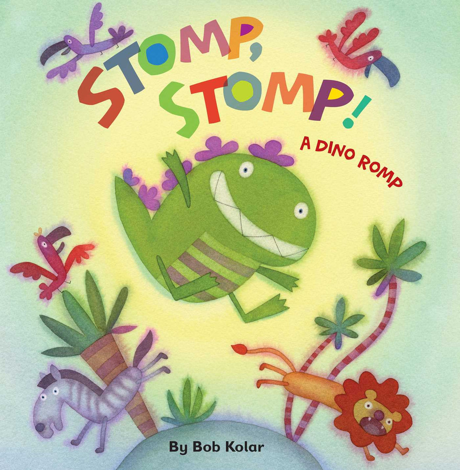 Stomp, Stomp! book cover by Bob Kolar