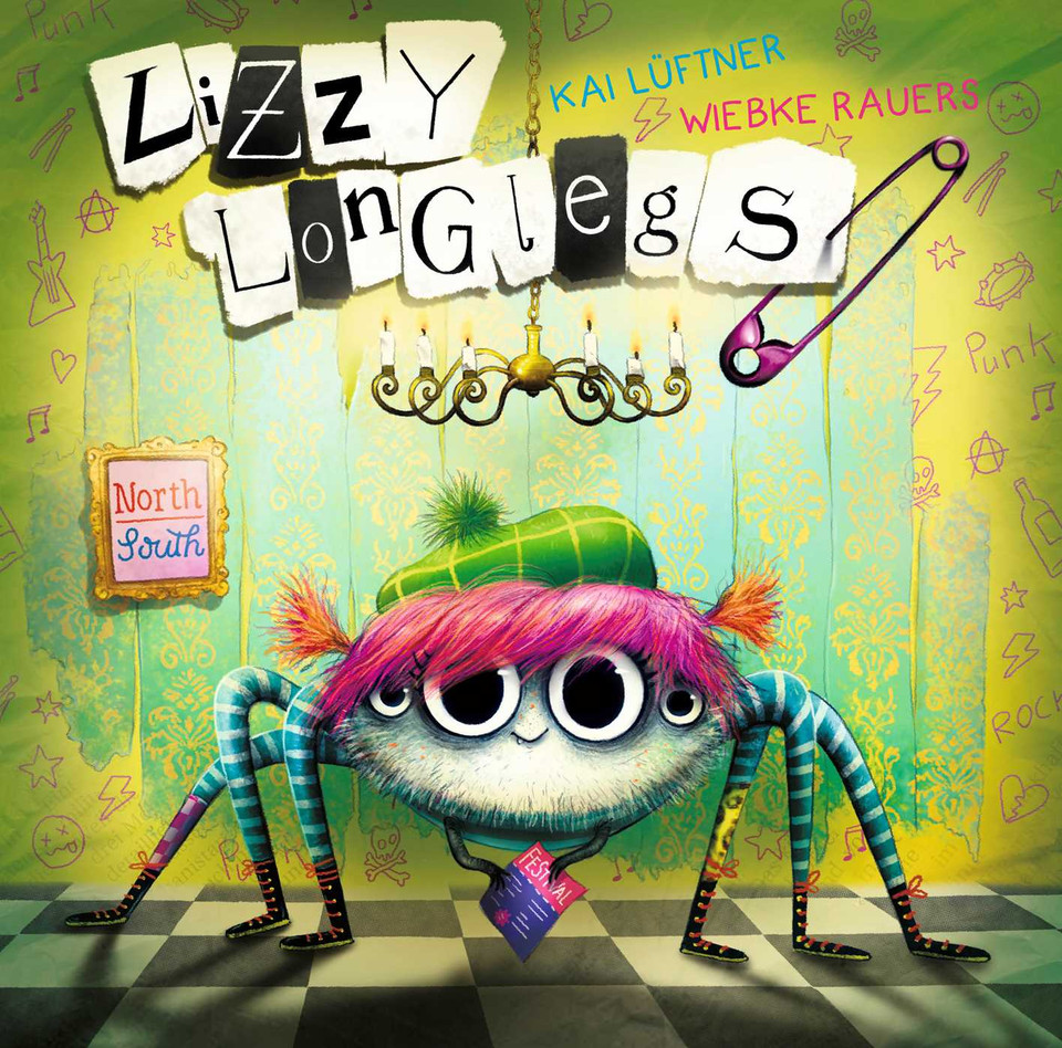 Lizzy Longlegs (Band of Bugs) book cover by Kai Lüftner