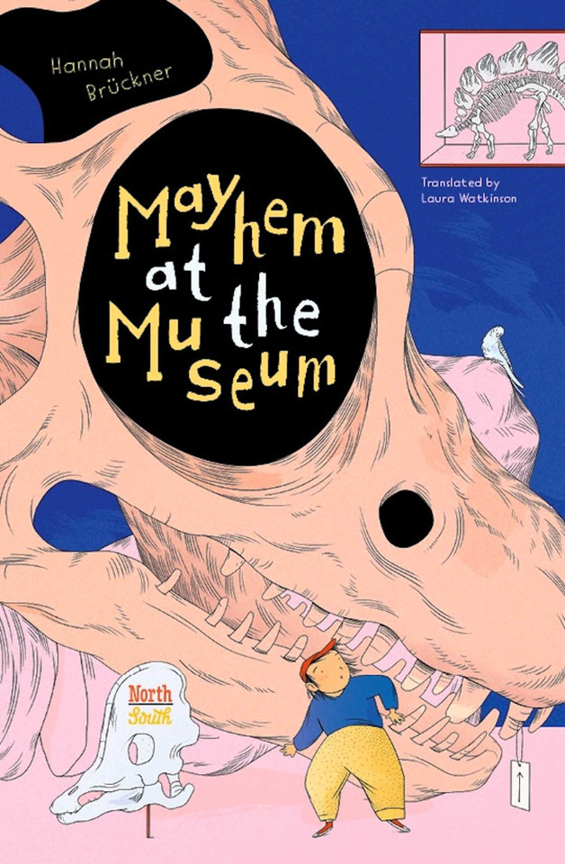 Mayhem at the Museum book cover by Hannah Brückner