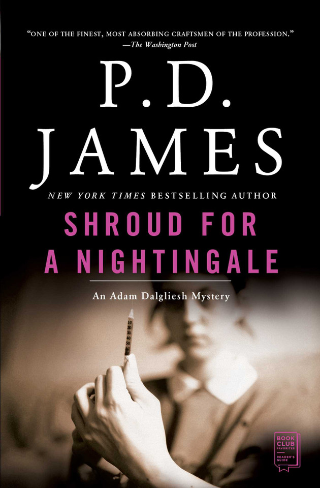 Shroud for a Nightingale (Adam Dalgliesh Mystery) book cover by P.D. James