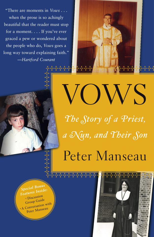 Vows: The Story of a Priest, a Nun, and Their Son book cover by Peter Manseau