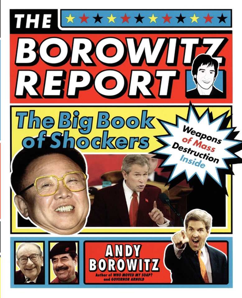 The Borowitz Report: The Big Book of Shockers book cover by Andy Borowitz