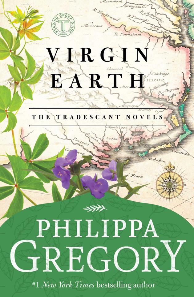 Virgin Earth: A Novel (Tradescant Novels) book cover by Philippa Gregory