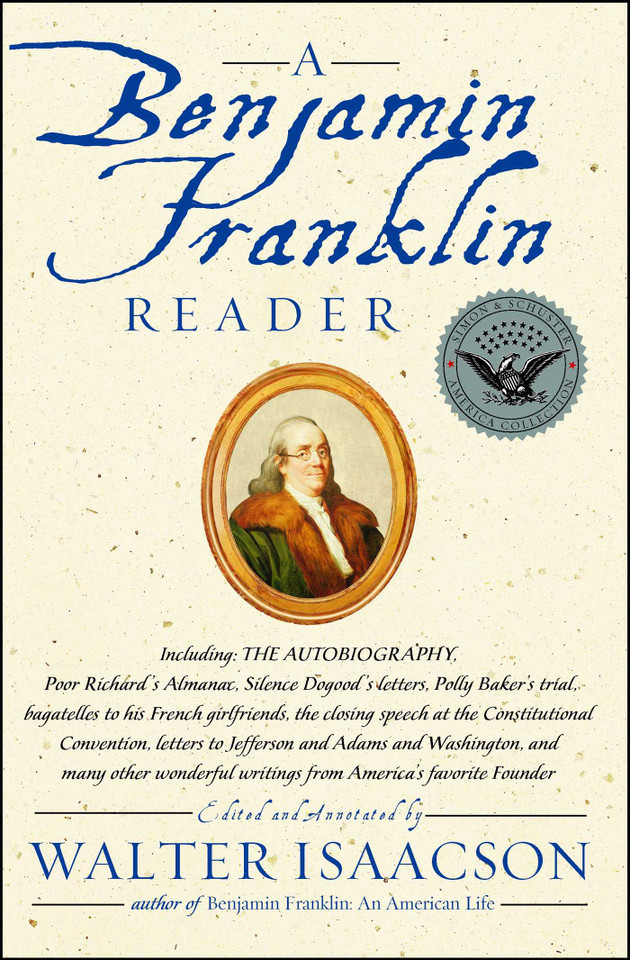 A Benjamin Franklin Reader book cover by Walter Isaacson