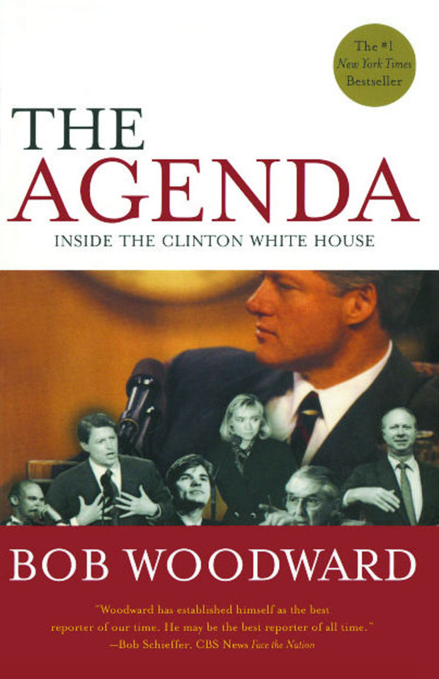 The Agenda: Inside the Clinton White House book cover by Bob Woodward