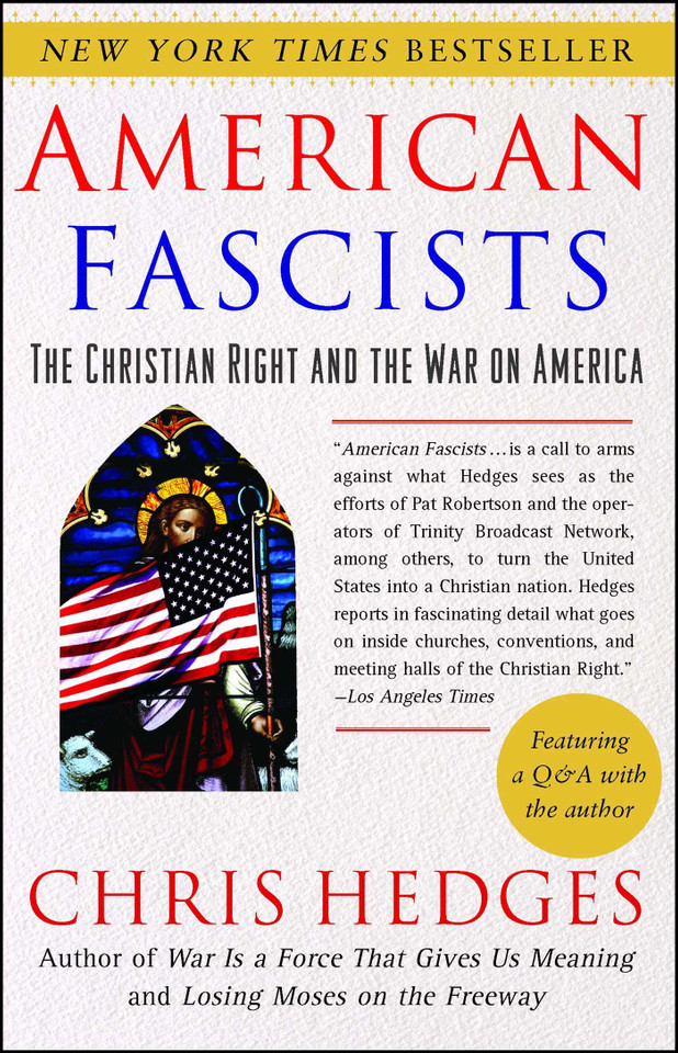American Fascists: The Christian Right and the War on America book cover by Chris Hedges