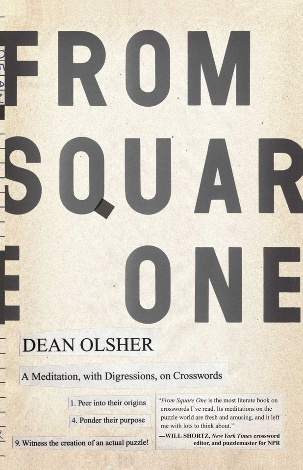 From Square One: A Meditation, with Digressions, on Crosswords book cover by Dean Olsher