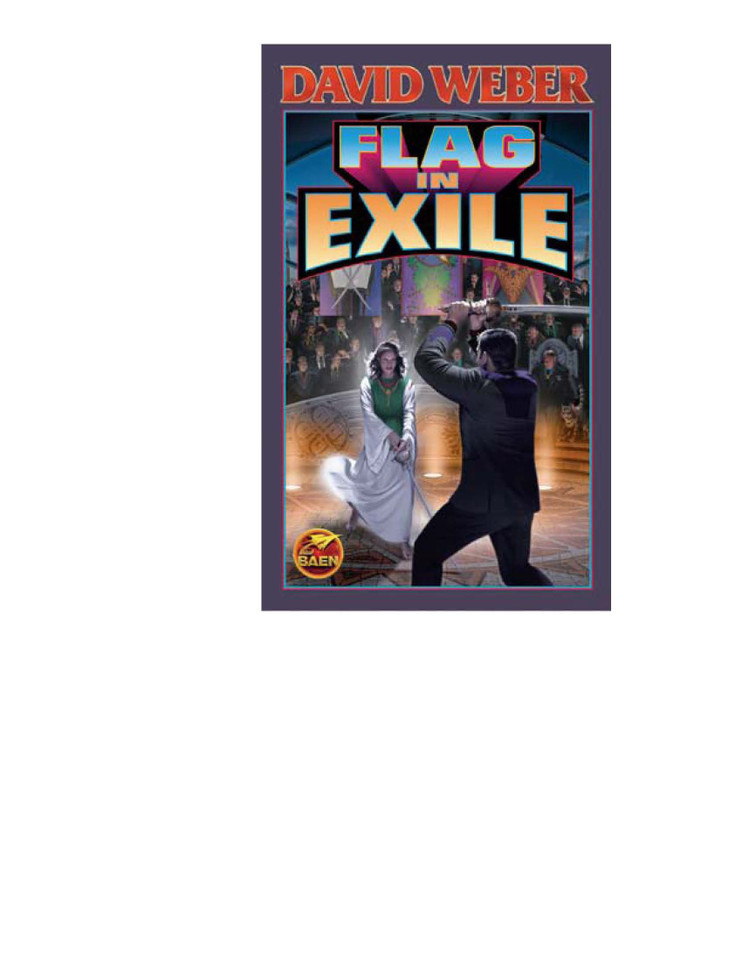 Flag in Exile (Honor Harrington) book cover by David Weber