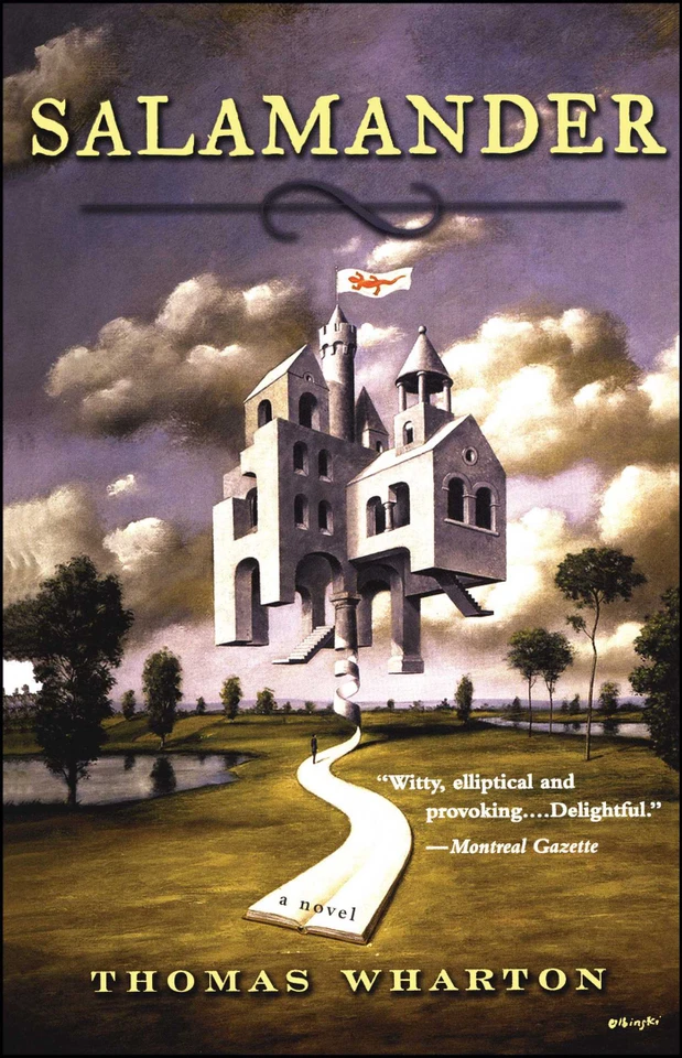 Salamander book cover by Thomas Wharton
