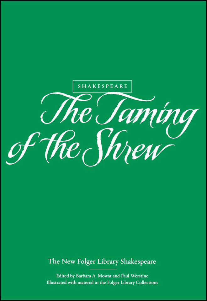 The Taming of the Shrew book cover by William Shakespeare, Paul Werstine