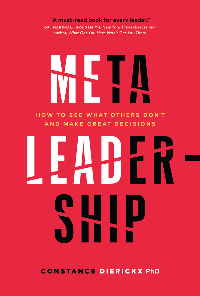 Meta-Leadership: How to See What Others Don’t and Make Great Decisions book cover by Constance Dierickx