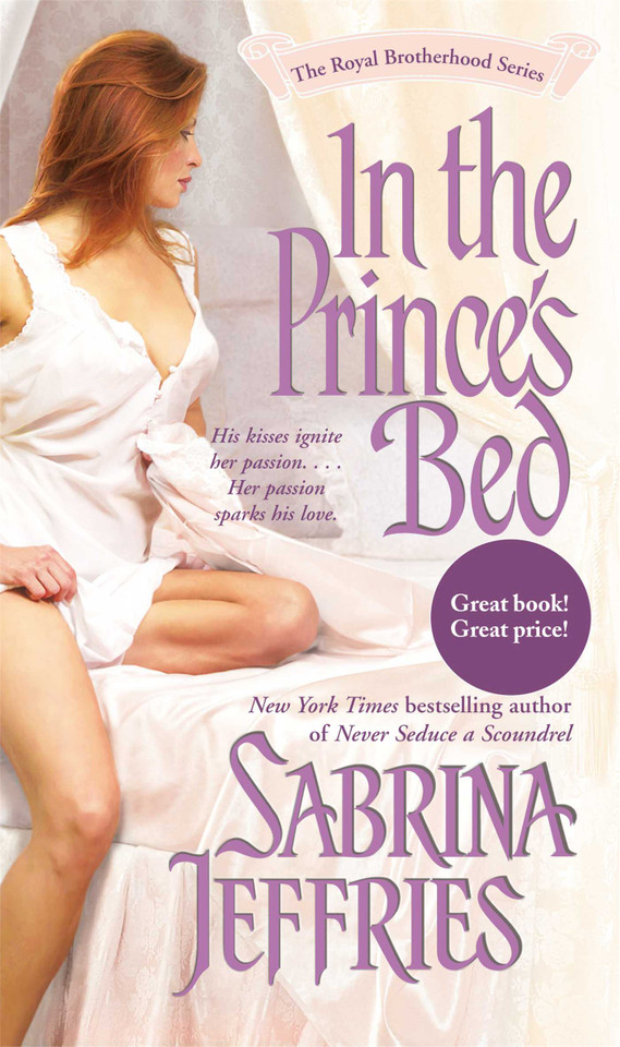 In the Prince's Bed (The Royal Brotherhood) book cover by Sabrina Jeffries