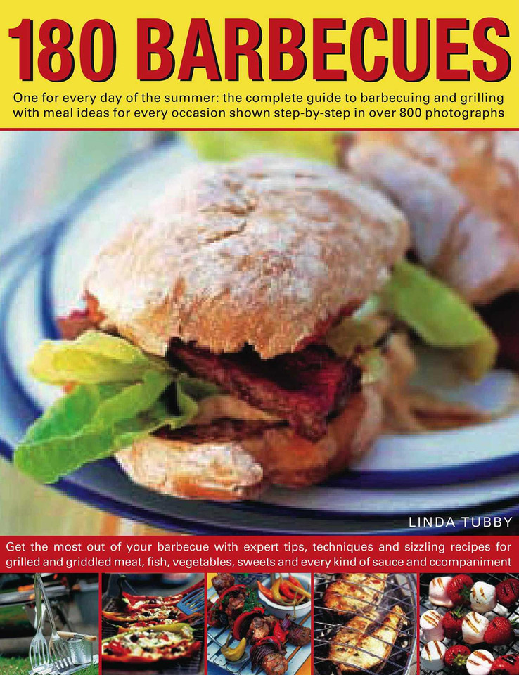 180 Barbecues book cover by Linda Tubby