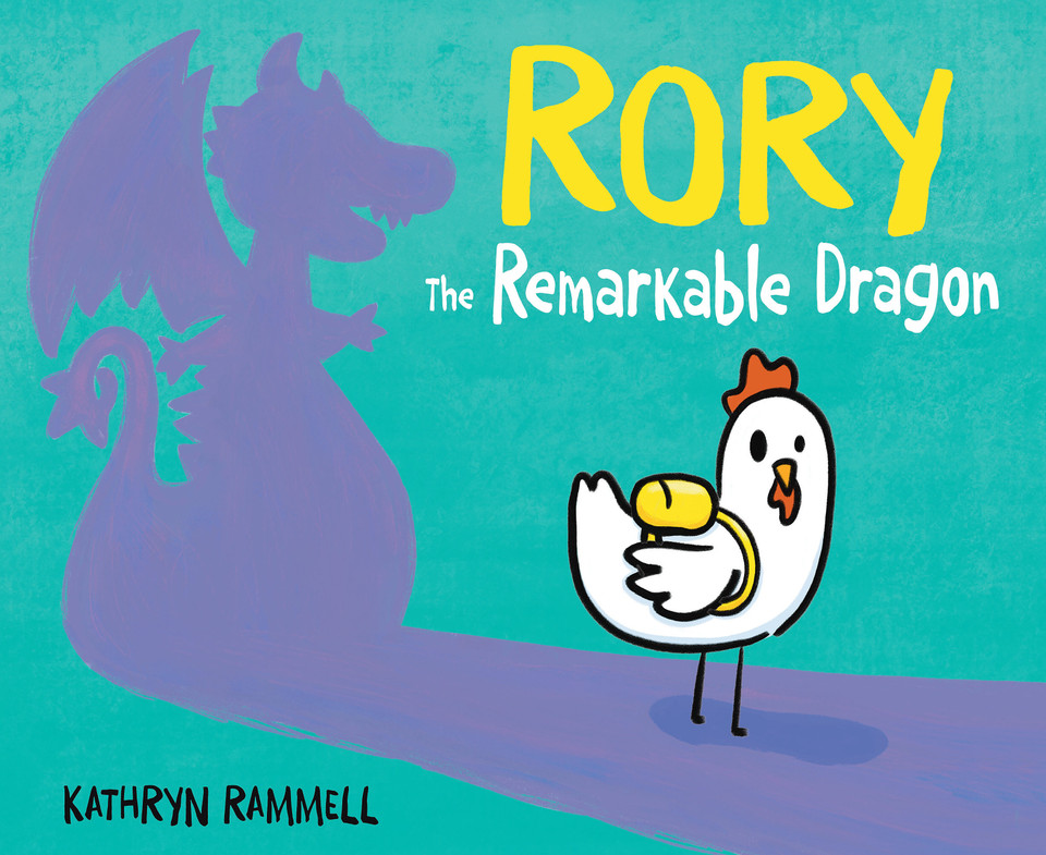 Rory the Remarkable Dragon book cover by Kathryn Rammell