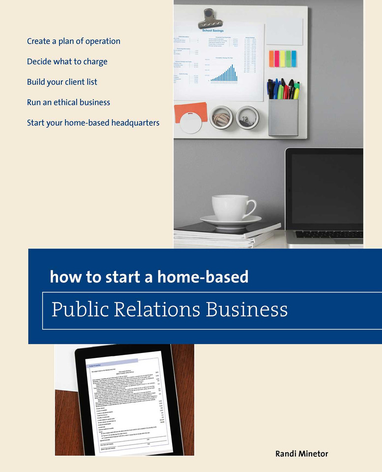 How to Start a Home-based Public Relations Business (Home-Based Business Series) book cover by Randi Minetor