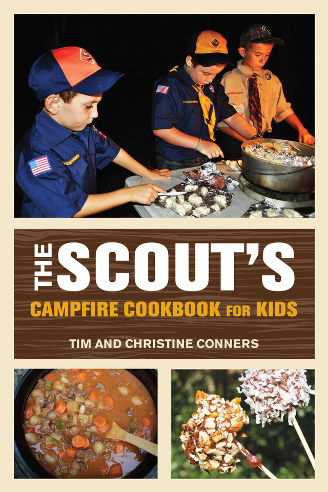 Scout's Campfire Cookbook for Kids book cover by Christine Conners, Tim Conners