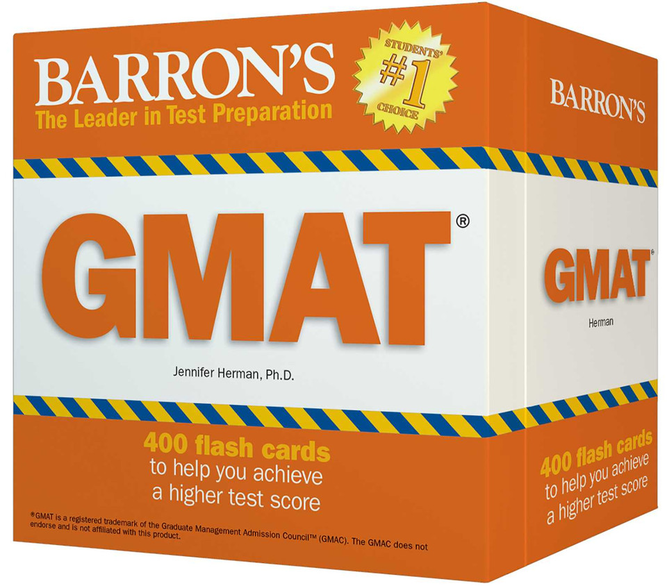 GMAT Flash Cards (Barron's Test Prep) book cover by Jennifer Herman
